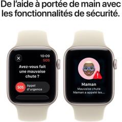 APPLE Watch SE 3 GPS - 44mm - Boîtier Midnight Aluminium - Bracelet N