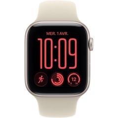 APPLE Watch SE 3 GPS + Cellular - 44mm - Boîtier Starlight Aluminium - Bracelet Sand Sport Band - M/L