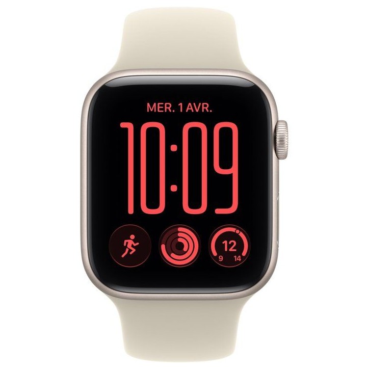 APPLE Watch SE 3 GPS + Cellular - 44mm - Boîtier Starlight Aluminium - Bracelet Sand Sport Band - M/L APPLE Watch SE 3 GPS + Cellular - 44mm - Boîtier Starlight Aluminium - Bracelet Sand Sport Band - M/L