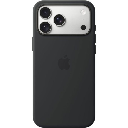 APPLE iPhone 18 Pro Max - Coque en silicone avec MagSafe - Noir