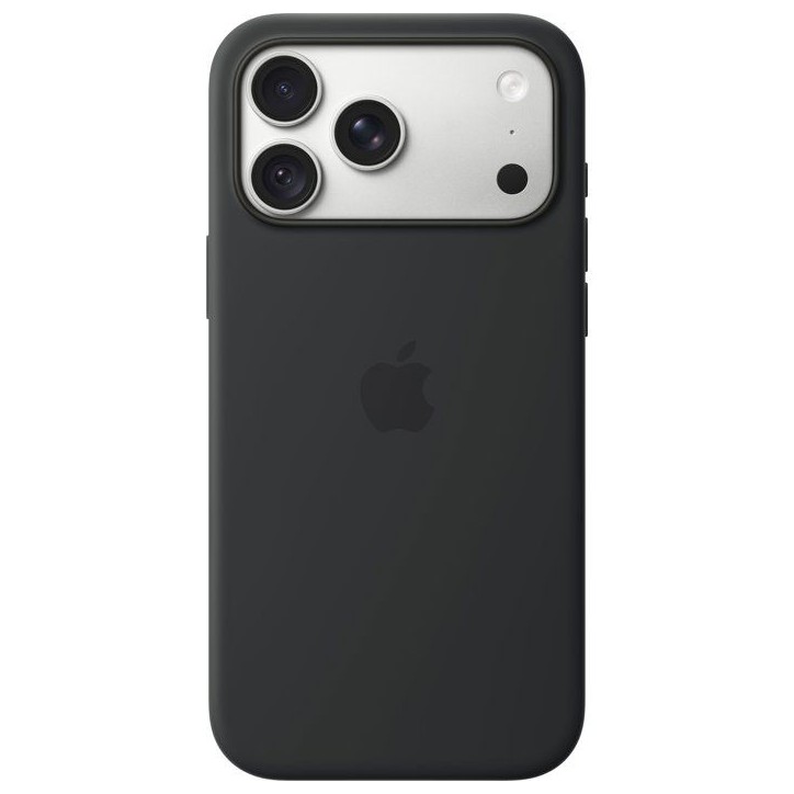 APPLE iPhone 18 Pro Max - Coque en silicone avec MagSafe - Noir