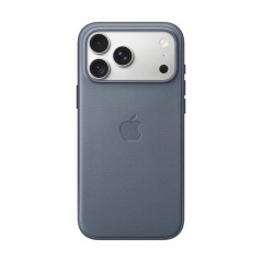 APPLE iPhone 18 Pro Max - Coque a tissage fin avec MagSafe - Bleu chambray