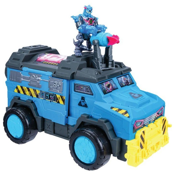 Véhicule - MRBEAST LAB - Mega Battle Lab S2 - Transformable - Figurine incluse - Accessoires