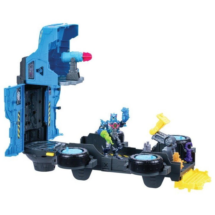 Véhicule - MRBEAST LAB - Mega Battle Lab S2 - Transformable - Figurine incluse - Accessoires