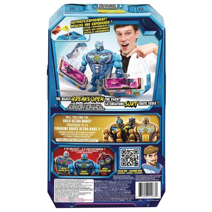 Figurine géante - MRBEAST LAB - Mega Mutator Panthar - 23 cm - Effet surprise - Collection