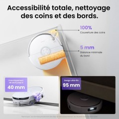 NARWAL Freo 20 - Robot Aspirateur Laveur - 31 000 Pa - Station autonet