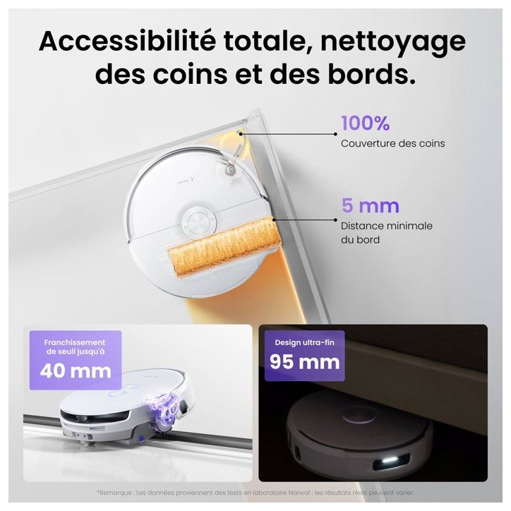 NARWAL Freo 20 - Robot Aspirateur Laveur - 31 000 Pa - Station autonettoyante - Sac 2,4 L NARWAL Freo 20 - Robot Aspirateur Laveur - 31 000 Pa - Station autonettoyante - Sac 2,4 L