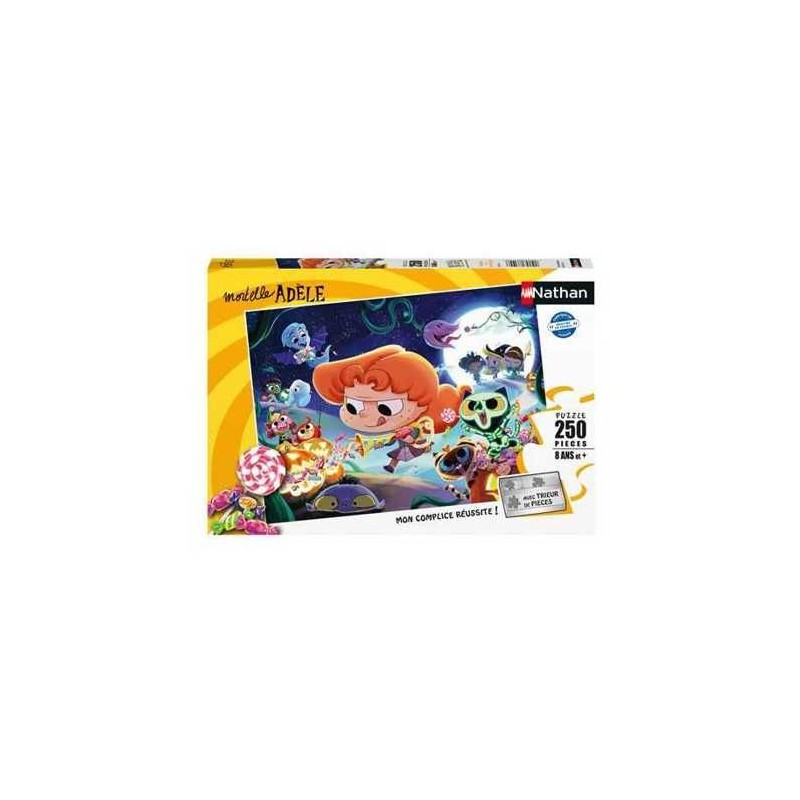 Puzzle - NATHAN - Halloween avec Mortelle Adele - 250 pieces - 49 x 36