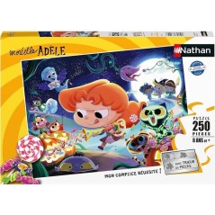 Puzzle - NATHAN - Halloween avec Mortelle Adele - 250 pieces - 49 x 36 cm - Des 6 ans