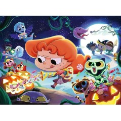 Puzzle - NATHAN - Halloween avec Mortelle Adele - 250 pieces - 49 x 36