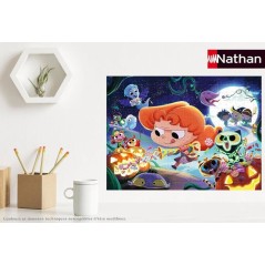 Puzzle - NATHAN - Halloween avec Mortelle Adele - 250 pieces - 49 x 36