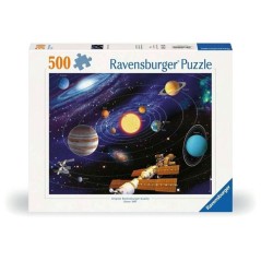 500p puzzle Systeme solaire - NATHAN JEUX - Bleu - Des 12 ans