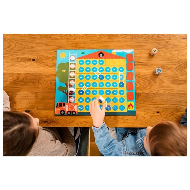 Allô les pompiers ! - Jeu d'apprentissage - NATHAN - 1 a 4 joueurs - Des 3 ans Allô les pompiers ! - Jeu d'apprentissage - NATHAN - 1 a 4 joueurs - Des 3 ans