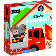 Allô les pompiers ! - Jeu d'apprentissage - NATHAN - 1 a 4 joueurs -