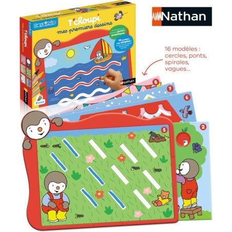T'Choupi Mes premiers dessins - Jeu d'apprentissage - NATHAN - 16 mode