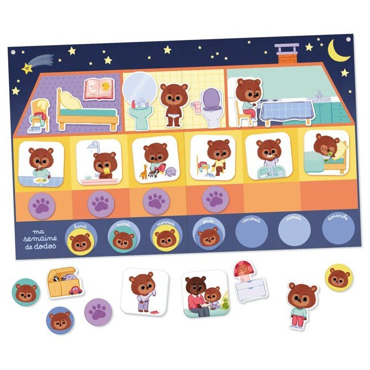 Mes routines du sommeil - Jeu d'apprentissage - NATHAN - Des 3 ans