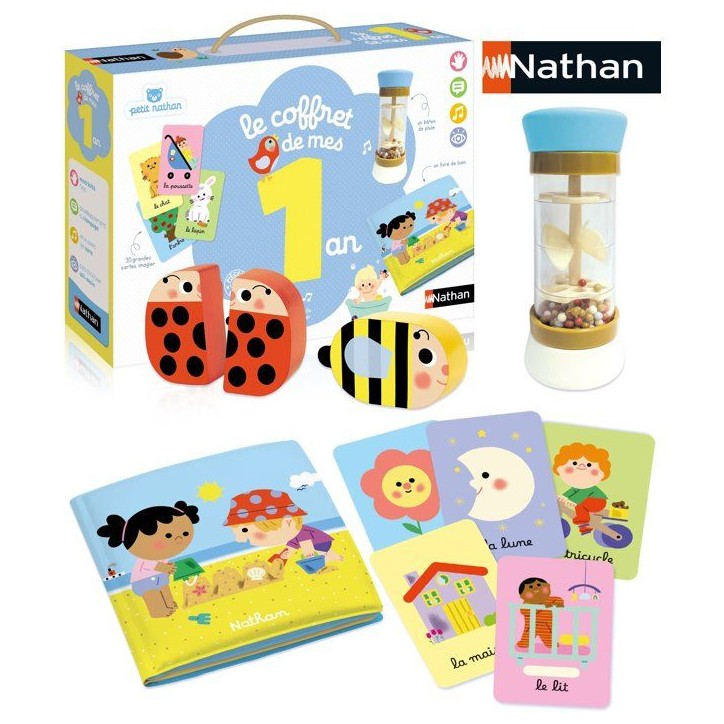 Le coffret de mes 1 an - Jeu d'apprentissage - NATHAN - Des 12 mois