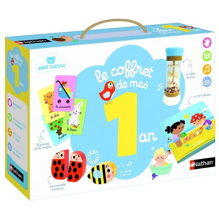 Le coffret de mes 1 an - Jeu d'apprentissage - NATHAN - Des 12 mois