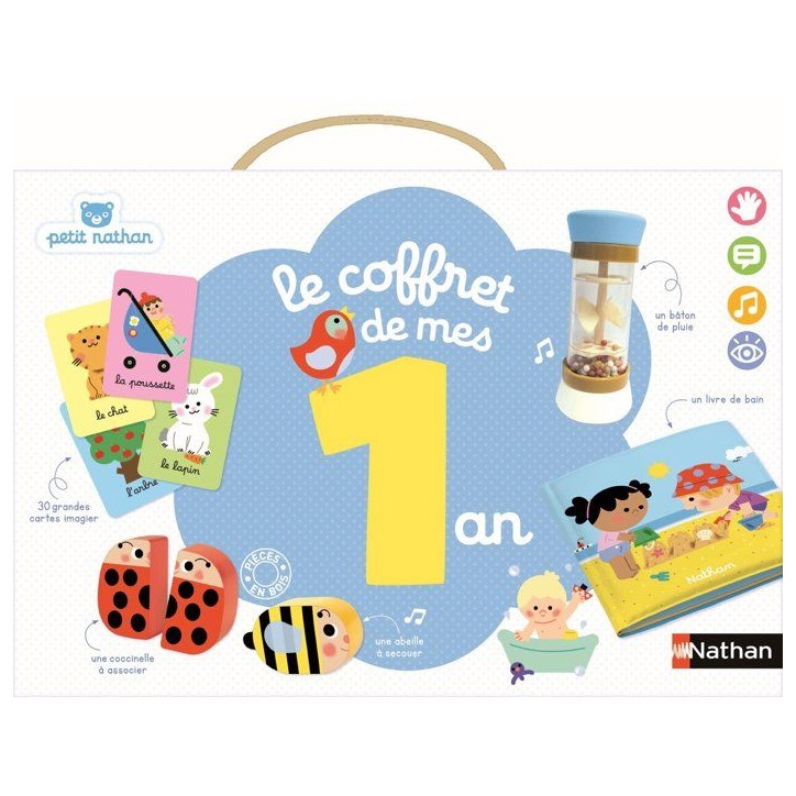 Le coffret de mes 1 an - Jeu d'apprentissage - NATHAN - Des 12 mois