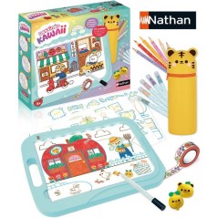 Jeu de loisirs créatifs - NATHAN - Dessinéo Kawaii - Des 5 ans