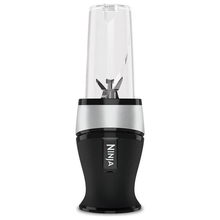 Ninja QB3001EUS – Blender Slim Nutri Ninja 700 W, 2 gobelets 470 ml, lames inox, argent/noir Ninja QB3001EUS – Blender Slim Nutri Ninja 700 W, 2 gobelets 470 ml, lames inox, argent/noir