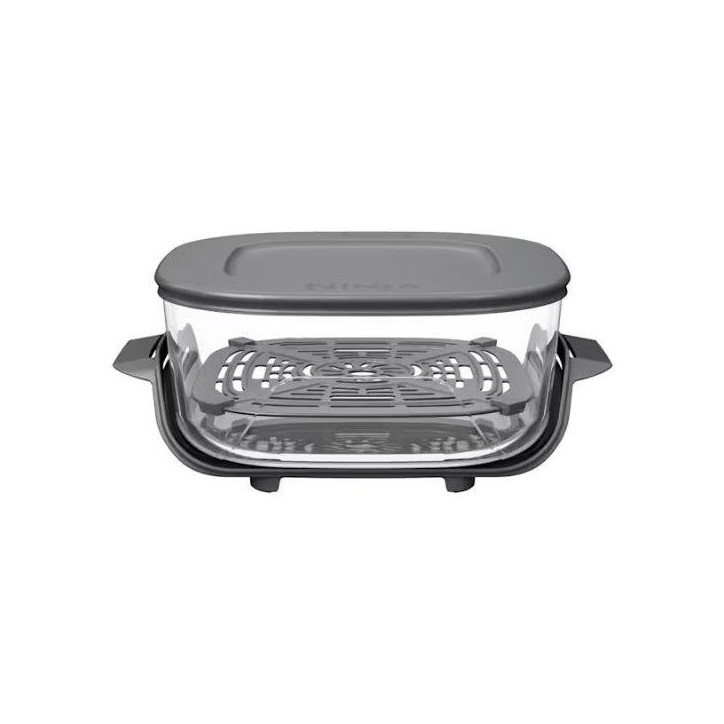 Récipient en verre 2,3 L avec couvercle et plaque pour NINJA CRISPi - CleanCrisp 1077ZT101EUK - Sans PFAS Récipient en verre 2,3 L avec couvercle et plaque pour NINJA CRISPi - CleanCrisp 1077ZT101EUK - Sans PFAS