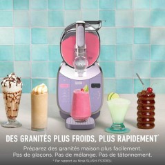 Machine a boissons glacées et granitées NINJA - Slushi XL FS601EUPK1 - Capacité 3,7L - 6 programmes - Rose