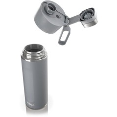 Gourde isotherme Thirsti - NINJA - Gris foncé - 530 ml - Acier inoxydable