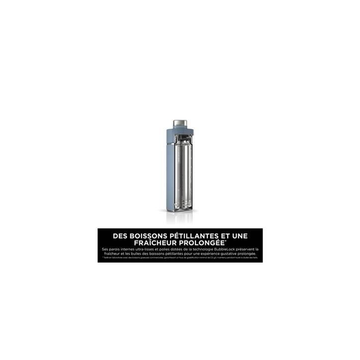 Gourde isotherme Thirsti - NINJA - Bleu Denim - 700 ml - Acier inoxydable