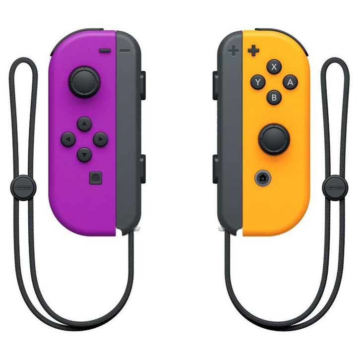 Paire de manettes Joy-Con Violet Néon & Orange Néon pour Nintendo Switch (Batterie remplaçable) Paire de manettes Joy-Con Violet Néon & Orange Néon pour Nintendo Switch (Batterie remplaçable)
