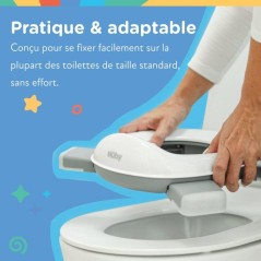 Pot de voyage portable pour tout-petits - NUBY - Avec sac de rangement