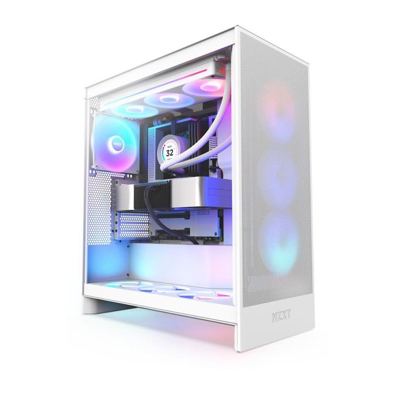 Boîtier PC Moyen Tour - NZXT - H7 Flow RGB (2024) - RGB intégré - C