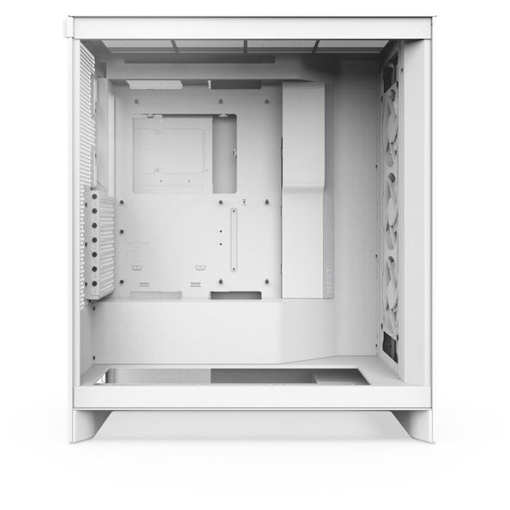 Boîtier PC Moyen Tour - NZXT - H7 Flow RGB (2024) - RGB intégré - Coloris Blanc - Flux d'air optimisé Boîtier PC Moyen Tour - NZXT - H7 Flow RGB (2024) - RGB intégré - Coloris Blanc - Flux d'air optimisé
