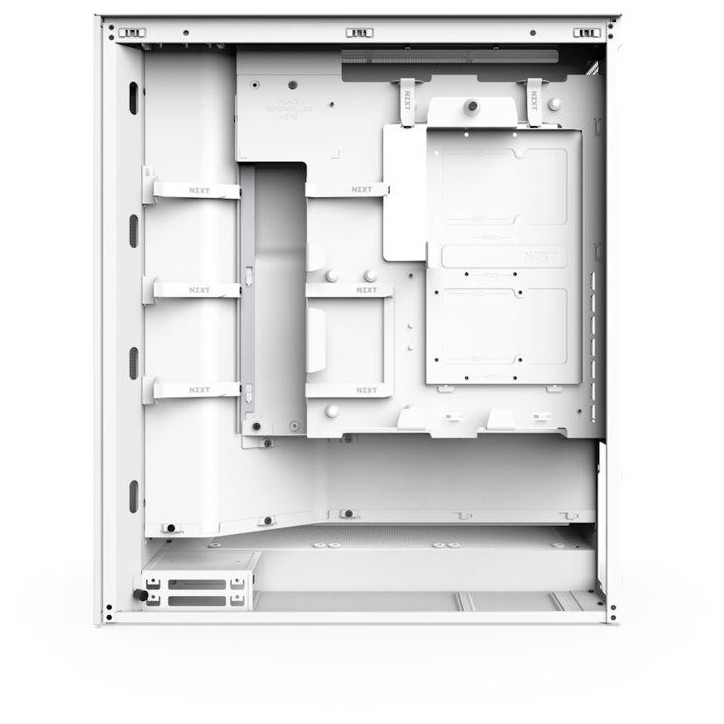Boîtier PC Moyen Tour - NZXT - H7 Flow RGB (2024) - RGB intégré - Coloris Blanc - Flux d'air optimisé Boîtier PC Moyen Tour - NZXT - H7 Flow RGB (2024) - RGB intégré - Coloris Blanc - Flux d'air optimisé
