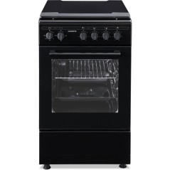 Cuisiniere électrique - OCEANIC - OCEACE5060B - 4 feux - 6800 W - L49,8 x P61 x H 86 cm - Noir