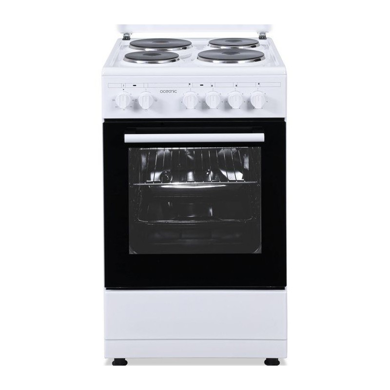 Cuisiniere électrique - OCEANIC - OCEACE5060W - 4 feux - 6800 W - L4