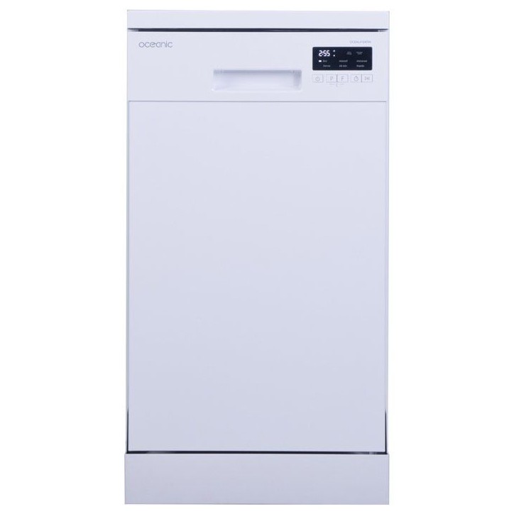 Lave-vaisselle pose libre OCEANIC OCEALV1047W - 10 couverts - Induction - L45cm - 47 dB - Blanc