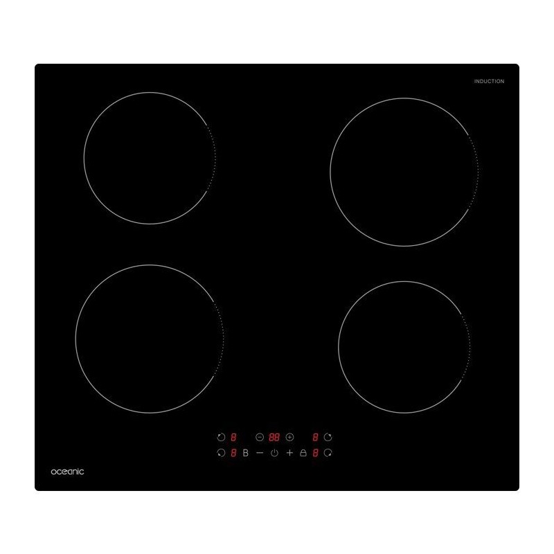 Table de cuisson a induction - OCEANIC - 4 foyers - L59 x P52 cm - OCE