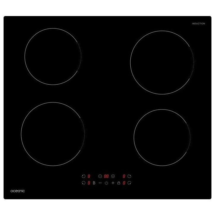 Table de cuisson a induction - OCEANIC - 4 foyers - L59 x P52 cm - OCEATI4Z7B