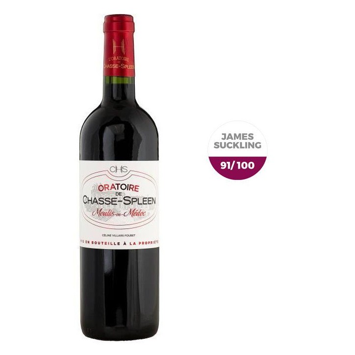 L'Oratoire de Chasse-Spleen 2019 Moulis - Vin rouge de Bordeaux