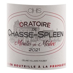 Oratoire de Chasse-Spleen 2021 Moulis-en-Médoc - Vin rouge de Bordeaux