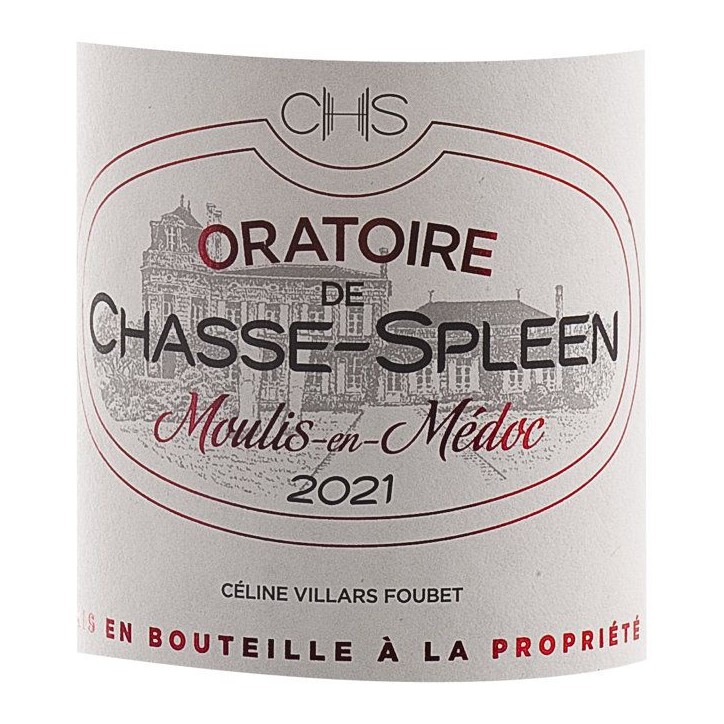 Oratoire de Chasse-Spleen 2021 Moulis-en-Médoc - Vin rouge de Bordeaux