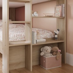 Lits superposés et tiroir lit - ESCALE - L 224,5 x H 141,6 x P 98 - 3