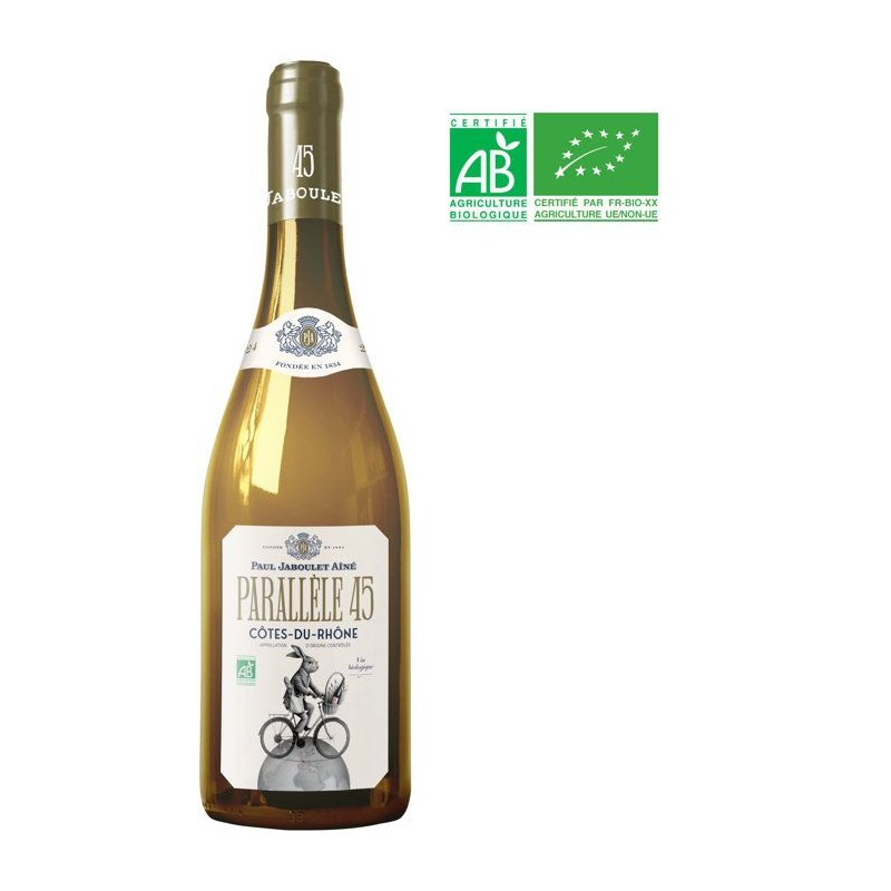 Parallele 45 2024 Côtes-du-Rhône - Vin blanc de la Vallée du Rhône