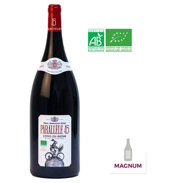 Magnum Parallele 45 2024 Côtes-du-Rhône - Vin rouge de la Vallée du Rhône - Bio