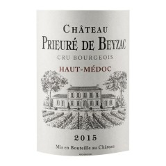 Château Prieuré de Beyzac 2015 Haut-Médoc Cru Bourgeois - Vin rouge de Bordeaux