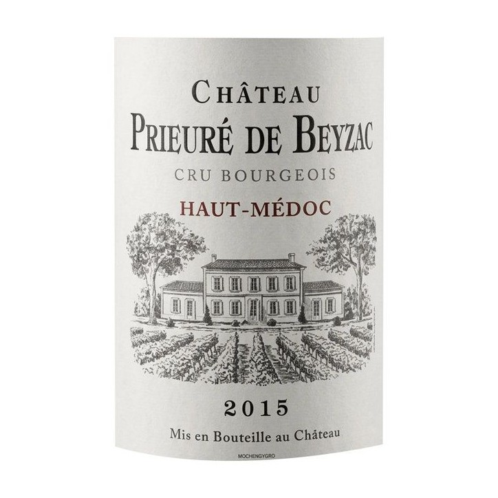 Château Prieuré de Beyzac 2015 Haut-Médoc Cru Bourgeois - Vin rouge de Bordeaux