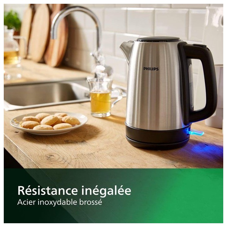 Bouilloire électrique - PHILIPS - HD9350/90 - Collection Métal - 1.7L - 2200W - Inox