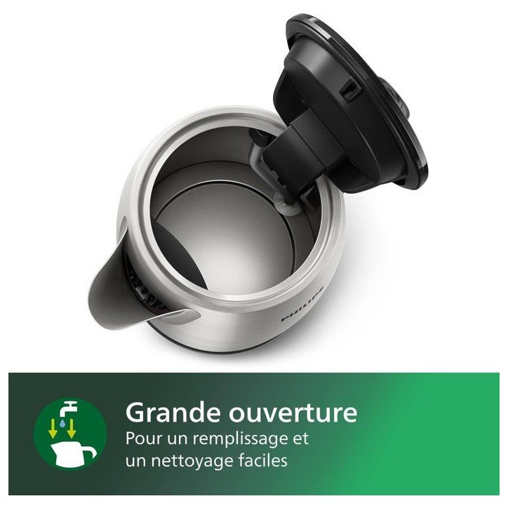Bouilloire électrique - PHILIPS - HD9350/90 - Collection Métal - 1.7L - 2200W - Inox