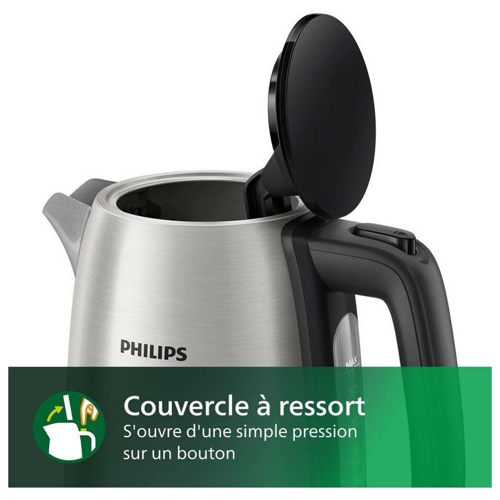 Bouilloire électrique - PHILIPS - HD9350/90 - Collection Métal - 1.7L - 2200W - Inox